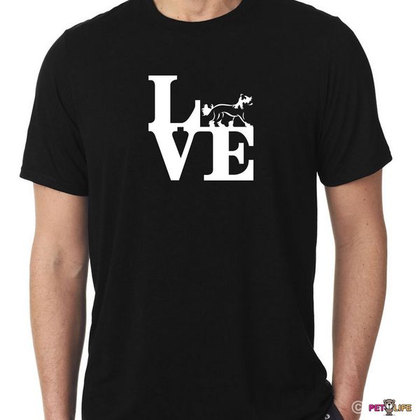 2019 fashion 100% cotton love chinese crested tee shirt park v2 puff tee shirt