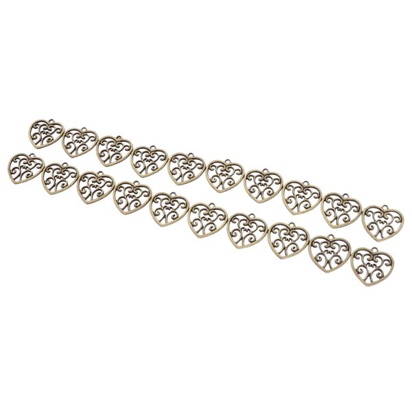 20 pieces bulk antique filigree hollow out love heart charms diy crafts 22x21mm beads for earring dangle, Silver
20 pieces bulk antique filigree hollow out love heart charms diy crafts 22x21mm beads for earring dangle, Silver