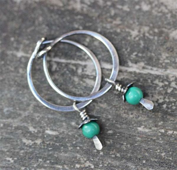 hoop & huggie vintage natural turquoises stone statement earrings women fashion punk style spiral gifts, Golden;silver
hoop & huggie vintage natural turquoises stone statement earrings women fashion punk style spiral gifts, Golden;silver