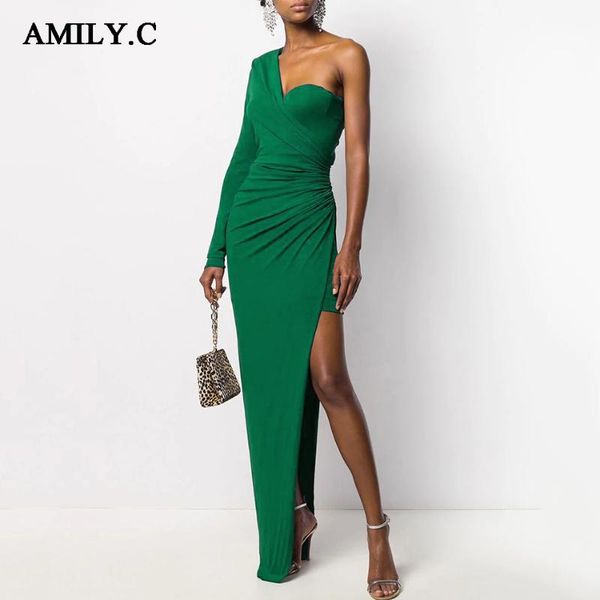 casual dresses amily.c summer women one shoulder draped dress long sleeve green fashion club celebrity runway party vestidos, Black;gray
casual dresses amily.c summer women one shoulder draped dress long sleeve green fashion club celebrity runway party vestidos, Black;gray