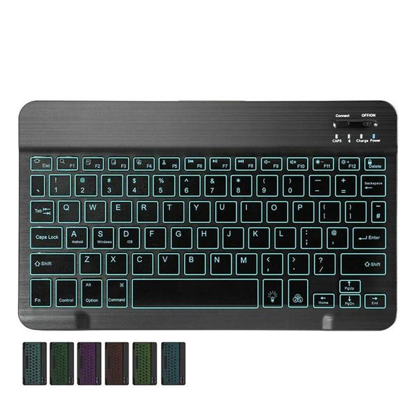 10-inch seven color backlit wireless bluetooth keyboard for samsung huawei tablet three system bluetooth universal
10-inch seven color backlit wireless bluetooth keyboard for samsung huawei tablet three system bluetooth universal