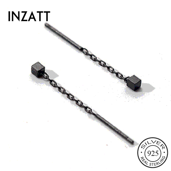 stud inzareal 925 sterling silver cube short tassel earrings for fashion women party cute fine jewelry minimalist accessories, Golden;silver
stud inzareal 925 sterling silver cube short tassel earrings for fashion women party cute fine jewelry minimalist accessories, Golden;silver