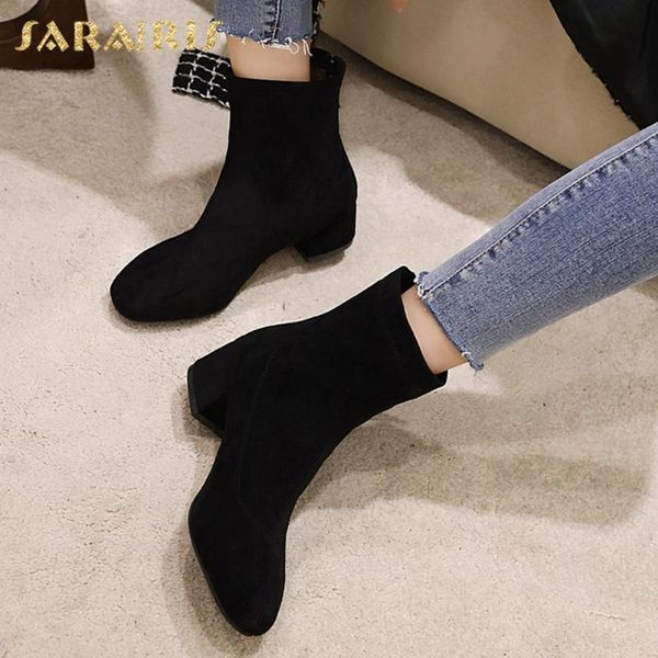 boots sarairis 2021 plus size 48 concise shoes woman female zip up thick heels comfortable office ladies, Black
boots sarairis 2021 plus size 48 concise shoes woman female zip up thick heels comfortable office ladies, Black