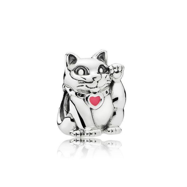 new 100% 925 sterling silver 1:1 authentic 790989en05 red waving cat charm bracelet original women jewelry, Black
new 100% 925 sterling silver 1:1 authentic 790989en05 red waving cat charm bracelet original women jewelry, Black
