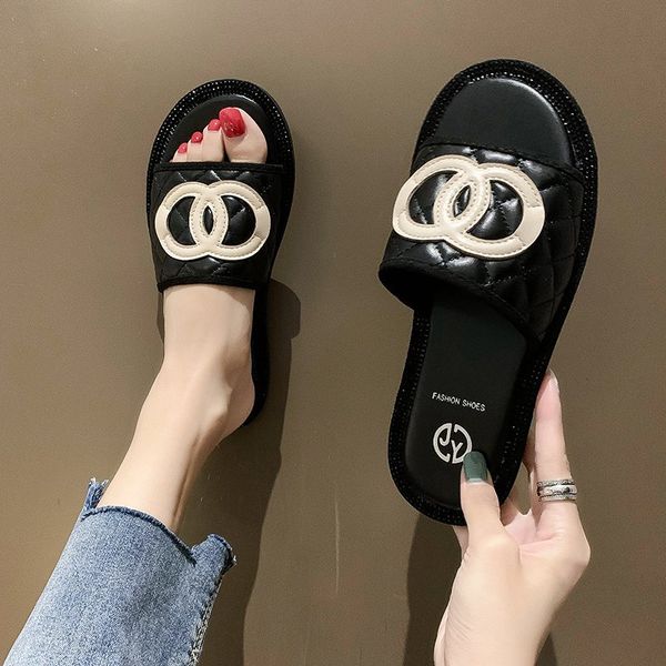 yeinshaars women brand summer slides leather open toe flat casual slipper leisure sandal female beach flip flops, Black
yeinshaars women brand summer slides leather open toe flat casual slipper leisure sandal female beach flip flops, Black