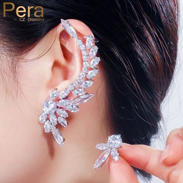pera fashion asymmetrical ear jewelry marquise cut clean white cubic zircon crystal long leaf big stud earrings for ladies e462, Golden;silver
pera fashion asymmetrical ear jewelry marquise cut clean white cubic zircon crystal long leaf big stud earrings for ladies e462, Golden;silver