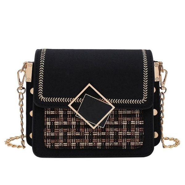 цепь качества женский мешок плеча scrub кожа weave crossbody сумка для женщин малый повседневный закрылков заклепок дамский коммуникатор
цепь качества женский мешок плеча scrub кожа weave crossbody сумка для женщин малый повседневный закрылков заклепок дамский коммуникатор