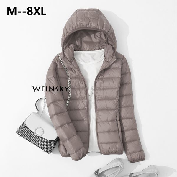 spring autumn women ultralight thin down jacket white duck down hooded jackets warm winter coat parka female portable outwear, Black
spring autumn women ultralight thin down jacket white duck down hooded jackets warm winter coat parka female portable outwear, Black