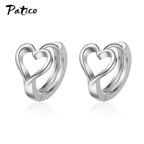 other heart shape hoop earrings 925 sterling silver simple for women luxury wedding engagement nice ear jewelry, Golden;silver
other heart shape hoop earrings 925 sterling silver simple for women luxury wedding engagement nice ear jewelry, Golden;silver
