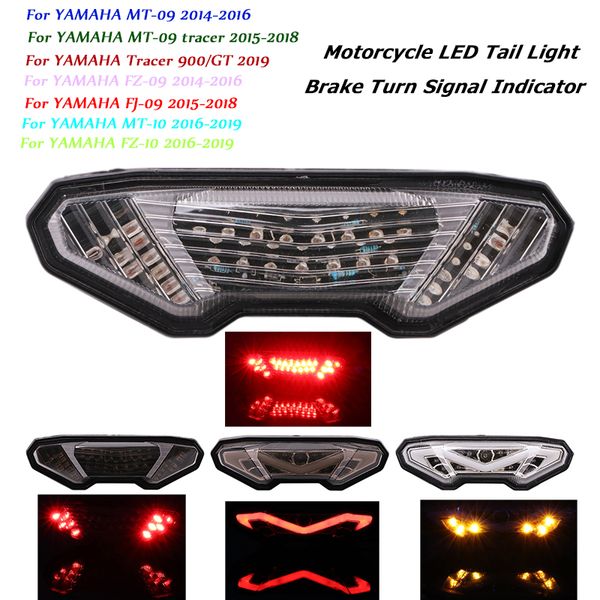 motorcycle led tail light brake turn signal indicator set for mt09 mt-09 tracer fz-09 fj-09 tracer 900/gt mt-10 fz-10 
motorcycle led tail light brake turn signal indicator set for mt09 mt-09 tracer fz-09 fj-09 tracer 900/gt mt-10 fz-10