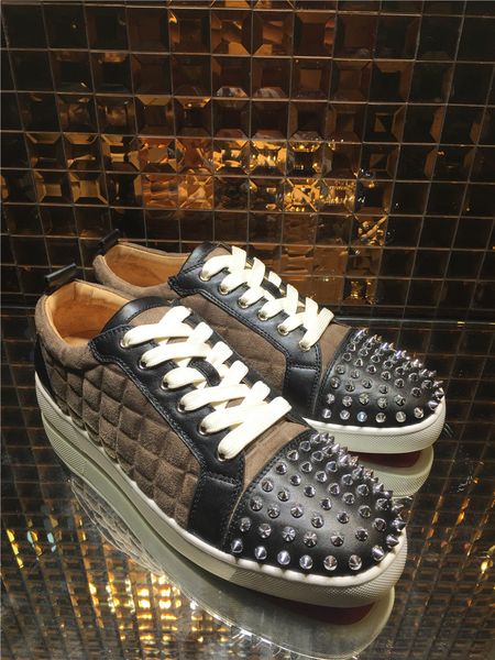 brands red soles mens spikes orlato red bottoms shoes arena shoes fashion luxey designer sneakers come with box ing, Black
brands red soles mens spikes orlato red bottoms shoes arena shoes fashion luxey designer sneakers come with box ing, Black
