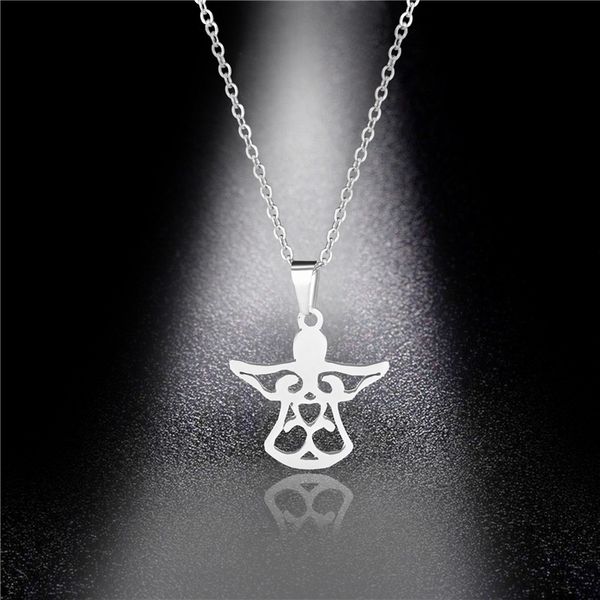 pendant necklaces fashion simple style angel necklace personality clavicle chain female, Silver
pendant necklaces fashion simple style angel necklace personality clavicle chain female, Silver