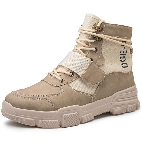 fashion winter warm men boots comfortable ankle boots men's desert round toe high shoes md5001, Black
fashion winter warm men boots comfortable ankle boots men's desert round toe high shoes md5001, Black