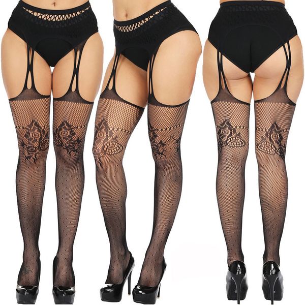 women underwear socks lace fishnet tights suspender pantyhose thigh high stockings black garter elastic socks, Black;white
women underwear socks lace fishnet tights suspender pantyhose thigh high stockings black garter elastic socks, Black;white