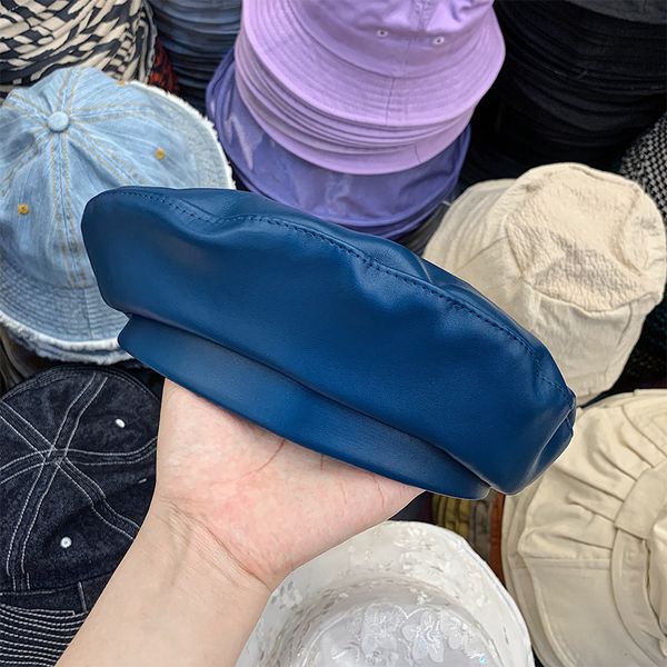 202007-jj036 new autumn faux leather solid lady beret cap men women street leisure painter hat, Blue;gray
202007-jj036 new autumn faux leather solid lady beret cap men women street leisure painter hat, Blue;gray