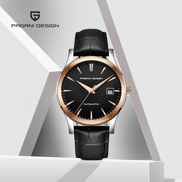 wristwatches mechanical mens watches pagani design gold-black male watch business automatic wristwatch reloj hombre, Slivery;brown
wristwatches mechanical mens watches pagani design gold-black male watch business automatic wristwatch reloj hombre, Slivery;brown