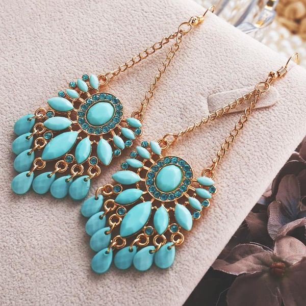 bohemia beads tassel long chain drop earrings for women girl rhinestone metal statement oorbellen jewelry birthday gift, Silver
bohemia beads tassel long chain drop earrings for women girl rhinestone metal statement oorbellen jewelry birthday gift, Silver