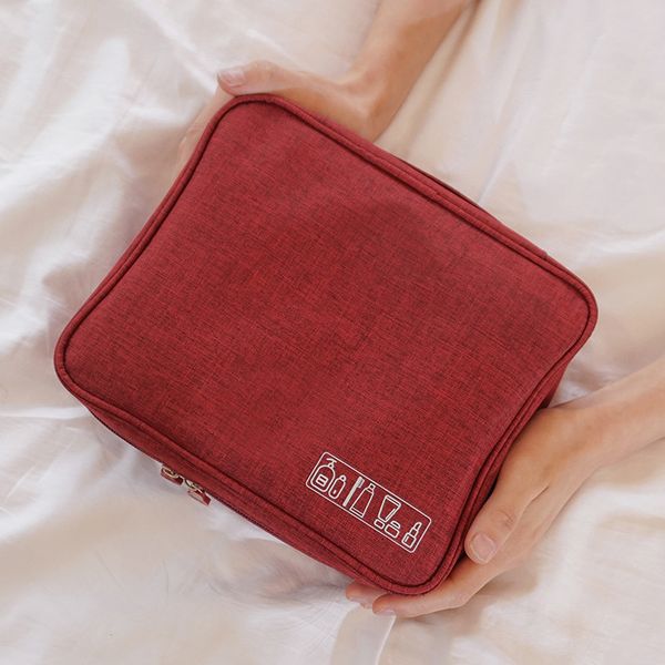 100% polyester waterproof cosmetics bag brand organizer travel packing cubes beautician bags large women makeup pouch bags
100% polyester waterproof cosmetics bag brand organizer travel packing cubes beautician bags large women makeup pouch bags