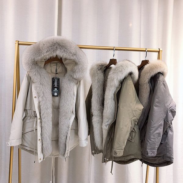 2020 winter down jacket real fur hooded parkas warm thickness adjustable waist snow overcoat natural fur collar coat, Black
2020 winter down jacket real fur hooded parkas warm thickness adjustable waist snow overcoat natural fur collar coat, Black