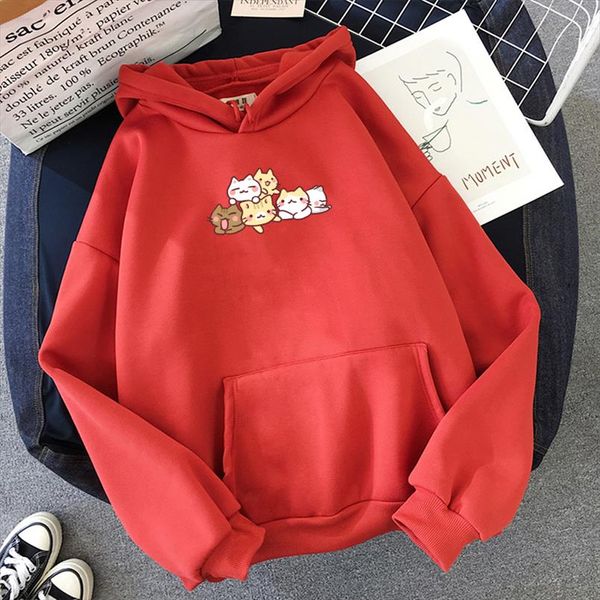 harajuku japanese cute cat print sweatshirts women autumn winter plus velvet kawaii casual hoodie pullover men poleron mujer top, Black
harajuku japanese cute cat print sweatshirts women autumn winter plus velvet kawaii casual hoodie pullover men poleron mujer top, Black