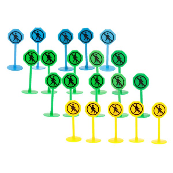 20pcs plastic car toy accessories street traffic light road signs playset toy kids educational - pedestrian prohibited
20pcs plastic car toy accessories street traffic light road signs playset toy kids educational - pedestrian prohibited