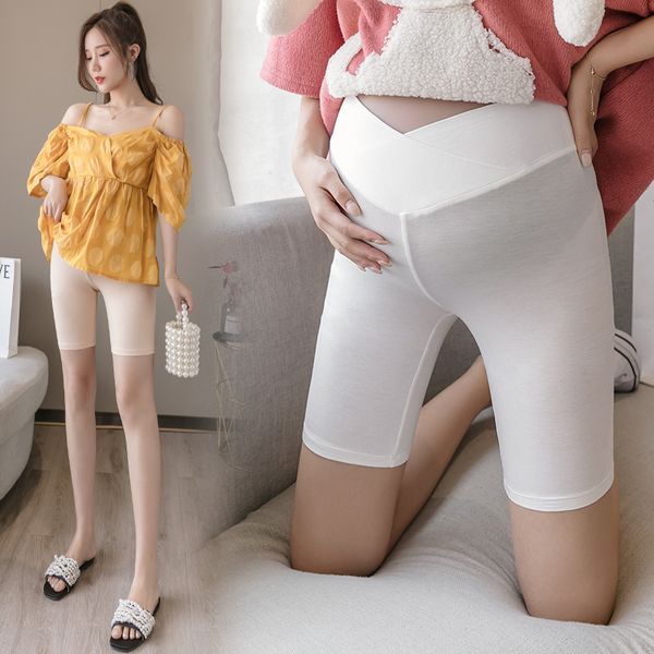 solid color cross low-rise pregnant women knee-length pants slim hips maternity belly shorts skinny pregnancy sports trousers, White
solid color cross low-rise pregnant women knee-length pants slim hips maternity belly shorts skinny pregnancy sports trousers, White