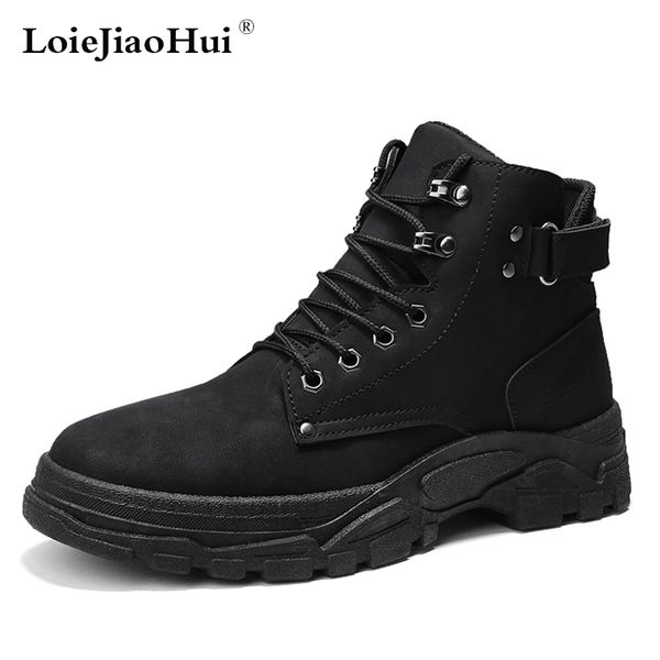2020 new fashion men leather casual boots brogues oxford winter waterproof flats shoes men's outdoor working boots, Black
2020 new fashion men leather casual boots brogues oxford winter waterproof flats shoes men's outdoor working boots, Black