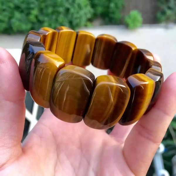beaded, strands natural yellow tiger eye bracelets stretch 18x11mm crystal women men rectangle beads bracelet bangle, Black
beaded, strands natural yellow tiger eye bracelets stretch 18x11mm crystal women men rectangle beads bracelet bangle, Black