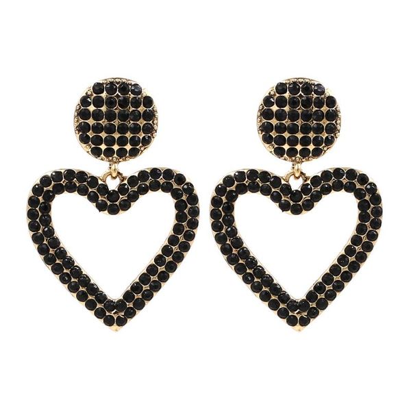 vintage crystal dangle earrings for women heart fashion new geometric statement drop earring female party luxury jewelry, Silver
vintage crystal dangle earrings for women heart fashion new geometric statement drop earring female party luxury jewelry, Silver