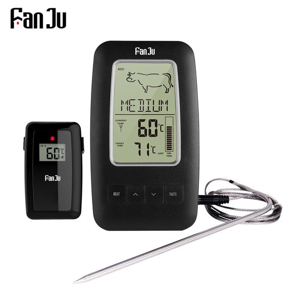 fanju fj2245 wireless food thermometer digital remote alarm cooking meat water milk meat electronic thermometer bbq kitchen tool t200603
fanju fj2245 wireless food thermometer digital remote alarm cooking meat water milk meat electronic thermometer bbq kitchen tool t200603