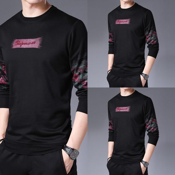 sweater round neck slim embroidered printed men's embroidered sweatert-shirt sweaterautumn new long sleeve bottoming t-shirt sweater me, Black
sweater round neck slim embroidered printed men's embroidered sweatert-shirt sweaterautumn new long sleeve bottoming t-shirt sweater me, Black