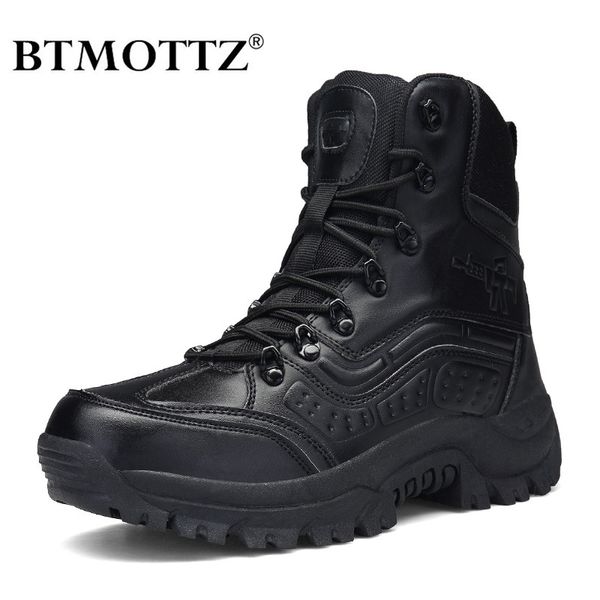 tactical combat boots men genuine leather us army hunting trekking camping mountaineering desert winter shoes btmottz, Black
tactical combat boots men genuine leather us army hunting trekking camping mountaineering desert winter shoes btmottz, Black