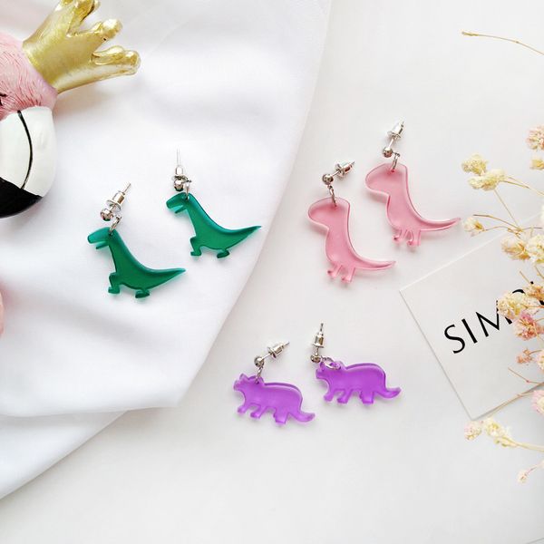 cute dinosaur acrylic drop earrings for women punk animals tiny dinosaur simple pendnat earrings female bijoux jewelry, Silver
cute dinosaur acrylic drop earrings for women punk animals tiny dinosaur simple pendnat earrings female bijoux jewelry, Silver