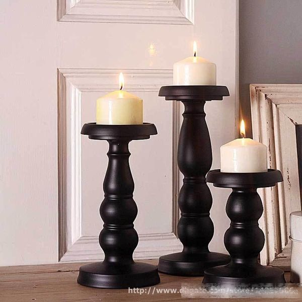 set of 3 pillar candle holders retro classic iron centerpieces white black finish
set of 3 pillar candle holders retro classic iron centerpieces white black finish