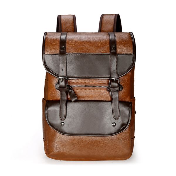 men backpack leather bagpack large lapbackpacks male mochilas retro schoolbag for teenagers boys patchwork
men backpack leather bagpack large lapbackpacks male mochilas retro schoolbag for teenagers boys patchwork