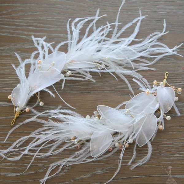 fairy feather bridal headdress crepe leaf women hair decoration party hair wear wedding accessories, Golden;silver
fairy feather bridal headdress crepe leaf women hair decoration party hair wear wedding accessories, Golden;silver
