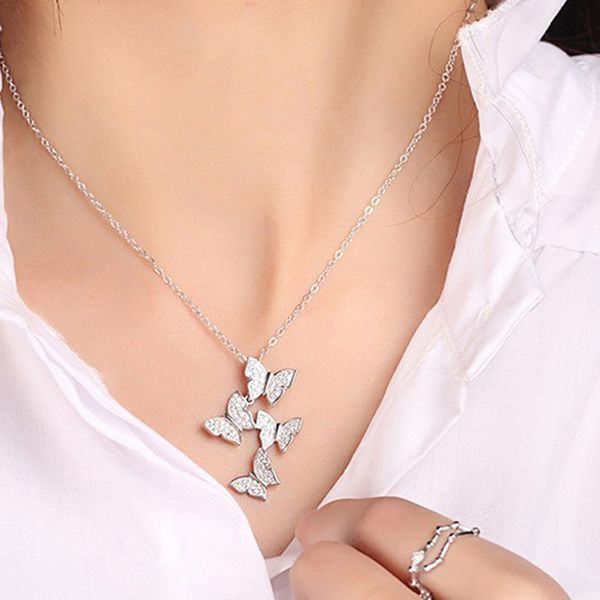 dazzling micro cz zircon butterfly necklaces for women gift silver color necklace chain choker
dazzling micro cz zircon butterfly necklaces for women gift silver color necklace chain choker