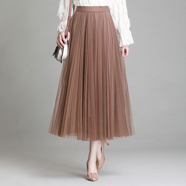 skirts korean fashion women maxi skirt 2021 runway designer elastic waist 3 layers mesh pleated pur color long tutu, Black
skirts korean fashion women maxi skirt 2021 runway designer elastic waist 3 layers mesh pleated pur color long tutu, Black