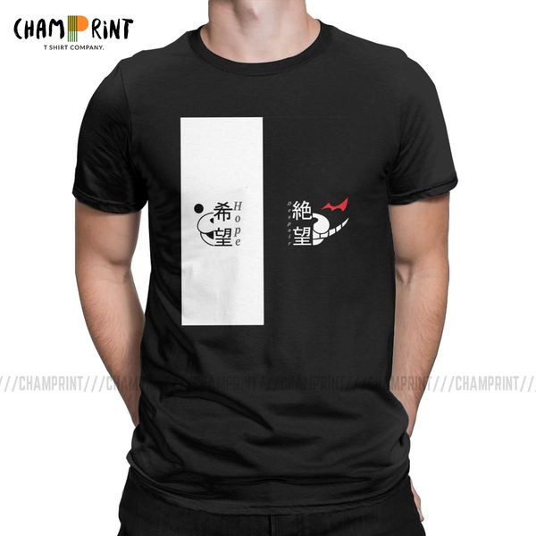 2019 fashion danganropa hope and despair t-shirts for men pure cotton t shirts monokuma short sleeve tee shirt original clothes
2019 fashion danganropa hope and despair t-shirts for men pure cotton t shirts monokuma short sleeve tee shirt original clothes