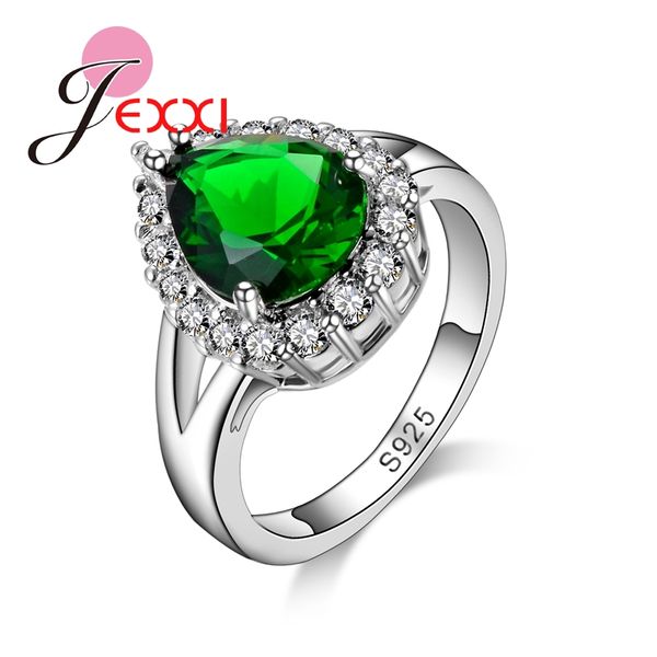 accessories elegant women green crystal rings 925 sterling silver female ladies water drop shape crystal ring jewelry, Golden;silver
accessories elegant women green crystal rings 925 sterling silver female ladies water drop shape crystal ring jewelry, Golden;silver