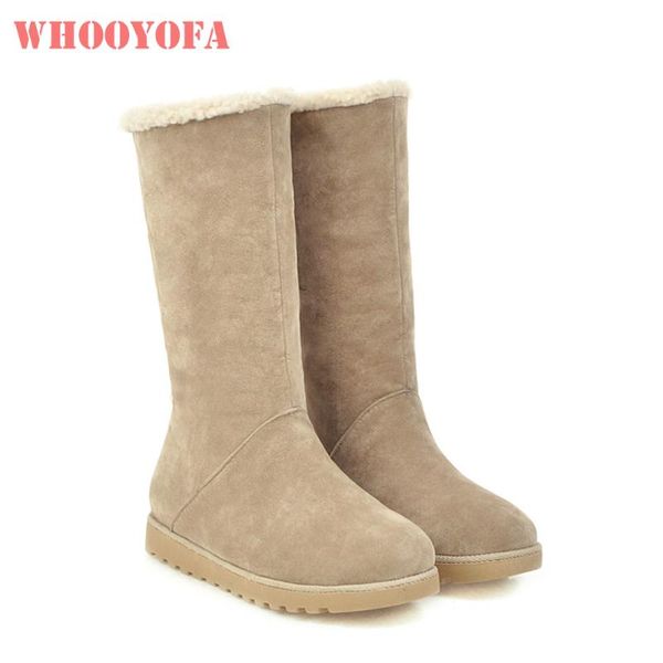 winter new comfortable beige black women mid calf snow boots 1 inch flat heel lady warm shoes wh308 plus big size 10 43
winter new comfortable beige black women mid calf snow boots 1 inch flat heel lady warm shoes wh308 plus big size 10 43