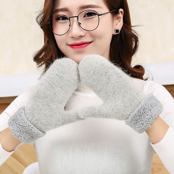 fingerless gloves fashion solid cashmere winter women warm wool knitted for ladies cute mittens mitaine laine guantes mujer, Blue;gray
fingerless gloves fashion solid cashmere winter women warm wool knitted for ladies cute mittens mitaine laine guantes mujer, Blue;gray