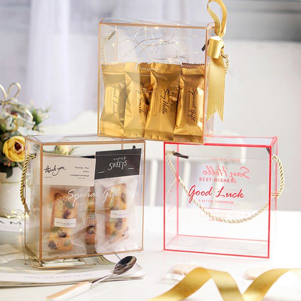gift wrap 25pieces kawaii transparent cleat pet handbags baby shower diy wedding favor box cake packaging containers party supply
gift wrap 25pieces kawaii transparent cleat pet handbags baby shower diy wedding favor box cake packaging containers party supply