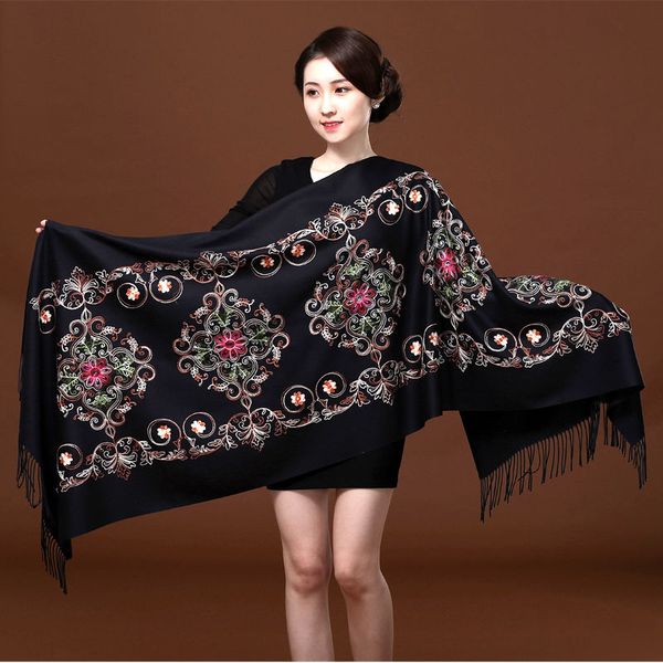 oversize cashmere embroider flower shwal women autumn winter new scarf soft all-match tassel warm wraps bufanda mujer, Blue;gray
oversize cashmere embroider flower shwal women autumn winter new scarf soft all-match tassel warm wraps bufanda mujer, Blue;gray