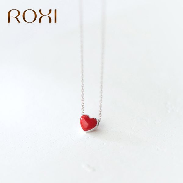 roxi 925 sterling silver necklace women fashion collier cute tiny red glaze heart pendant necklace for women girls lady gifts
roxi 925 sterling silver necklace women fashion collier cute tiny red glaze heart pendant necklace for women girls lady gifts