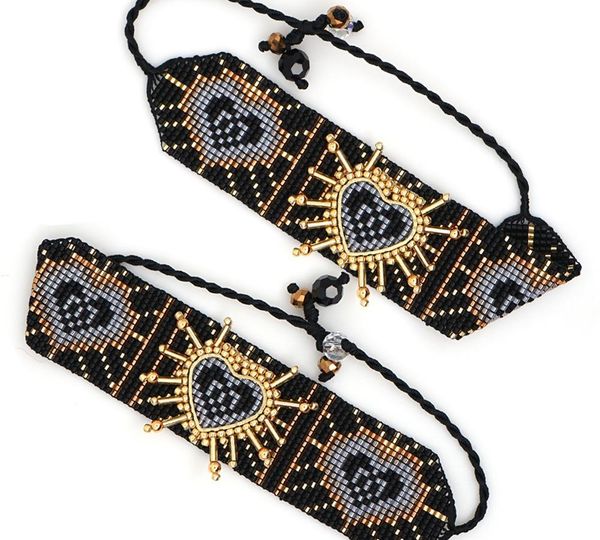 shinusboho men bracelet classic miyuki heart bracelets women fashion luxury jewelry love 3d pulseras mujer moda 2020 couplesgift88, Golden;silver
shinusboho men bracelet classic miyuki heart bracelets women fashion luxury jewelry love 3d pulseras mujer moda 2020 couplesgift88, Golden;silver