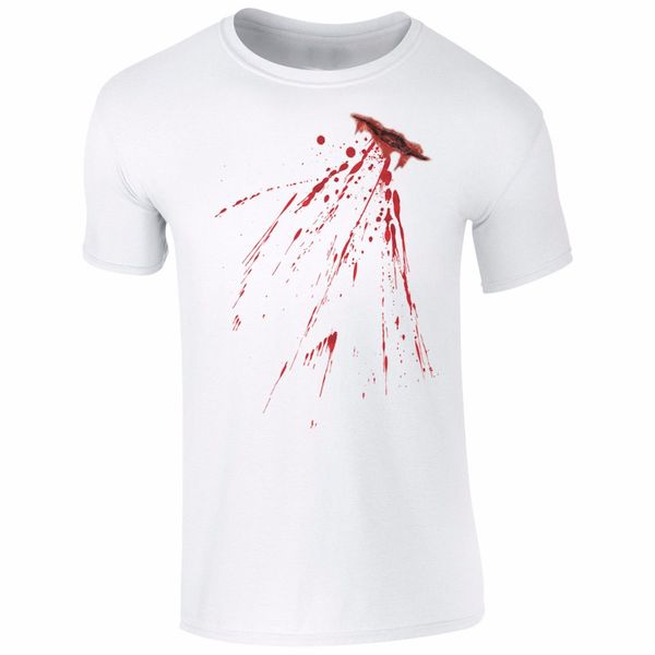 2020 new 100% cotton funny tee casual men's streetwear short sleeve t shirts fake bloody stab wound tee shirt
2020 new 100% cotton funny tee casual men's streetwear short sleeve t shirts fake bloody stab wound tee shirt