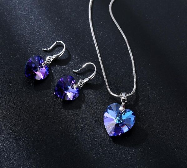 ms betti wedding jewelry sets for brides s925 heart necklace and earring crystal from swarovski fashion women88, Silver
ms betti wedding jewelry sets for brides s925 heart necklace and earring crystal from swarovski fashion women88, Silver