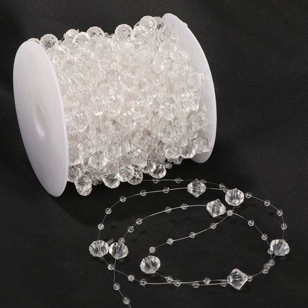 1roll of 30m crystal strands chain garland beads for bridal bouquet wedding christmas party decoration
1roll of 30m crystal strands chain garland beads for bridal bouquet wedding christmas party decoration