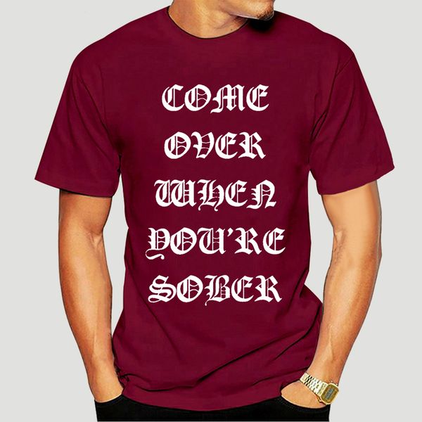 rare. lil peep come over when youre sober tour tee shirt usa size s - 3xl printed pure cotton mens-1237a